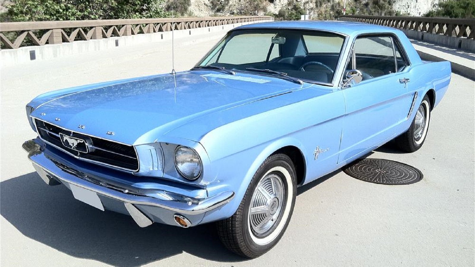 Winter Park Turquoise 1967 Ford Mustang