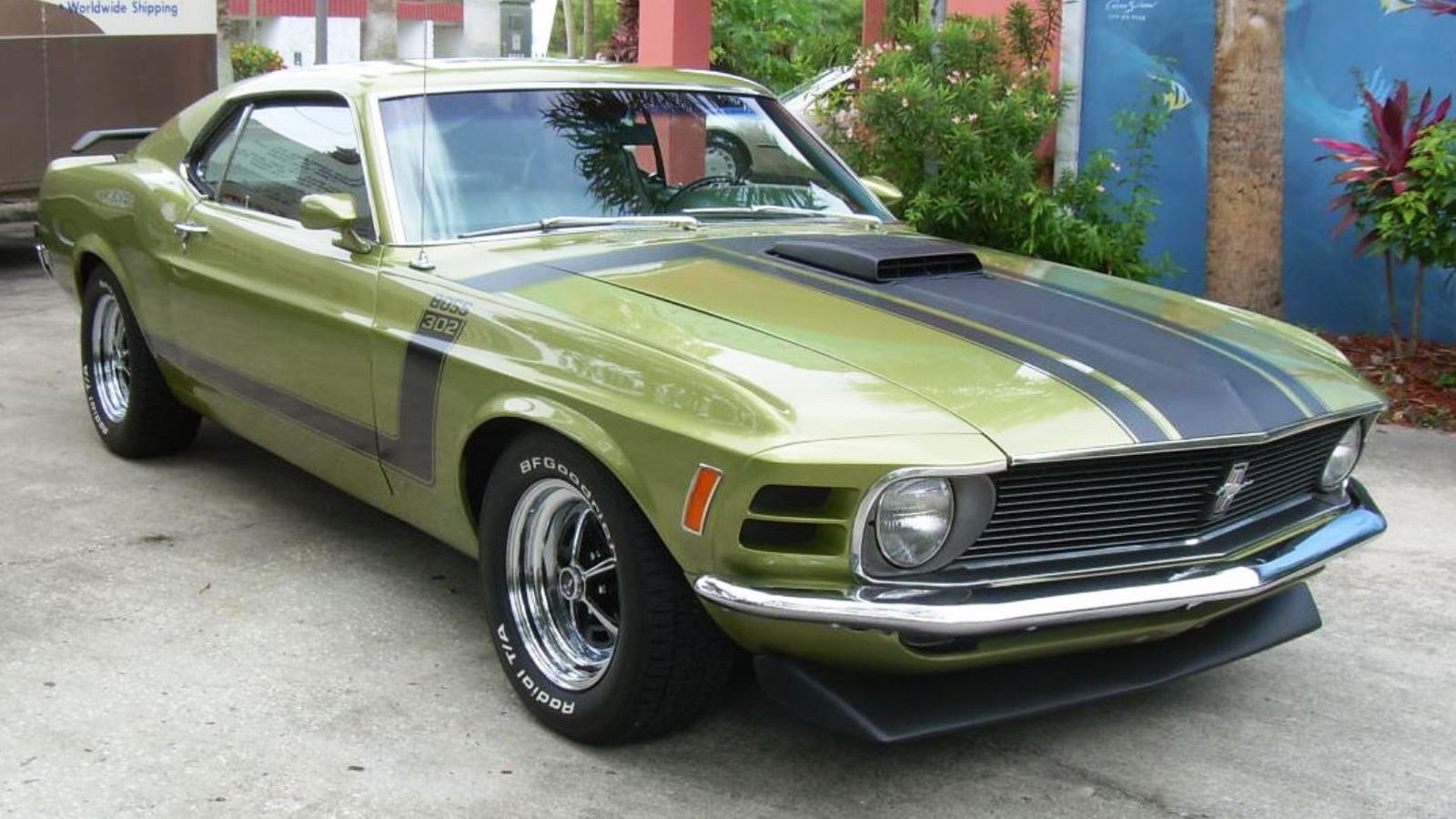 Olive Green 1968 Ford Mustang