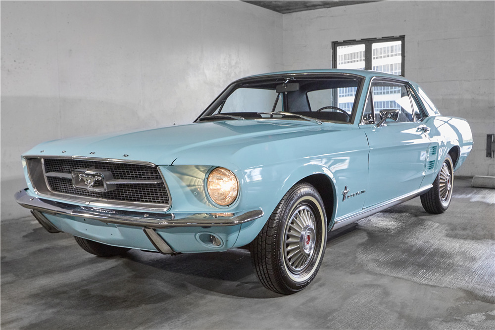 Diamond Blue 1967 Ford Mustang