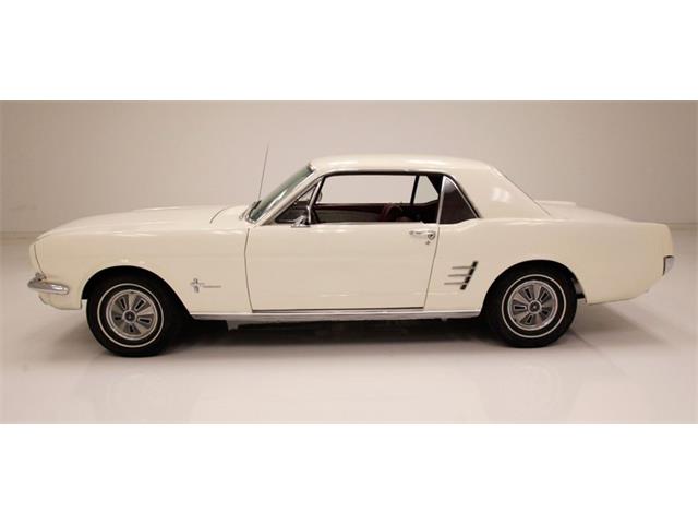 Wimbledon White 1966 Ford Mustang