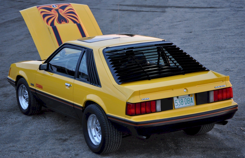 Bright Yellow 1979 Ford Mustang