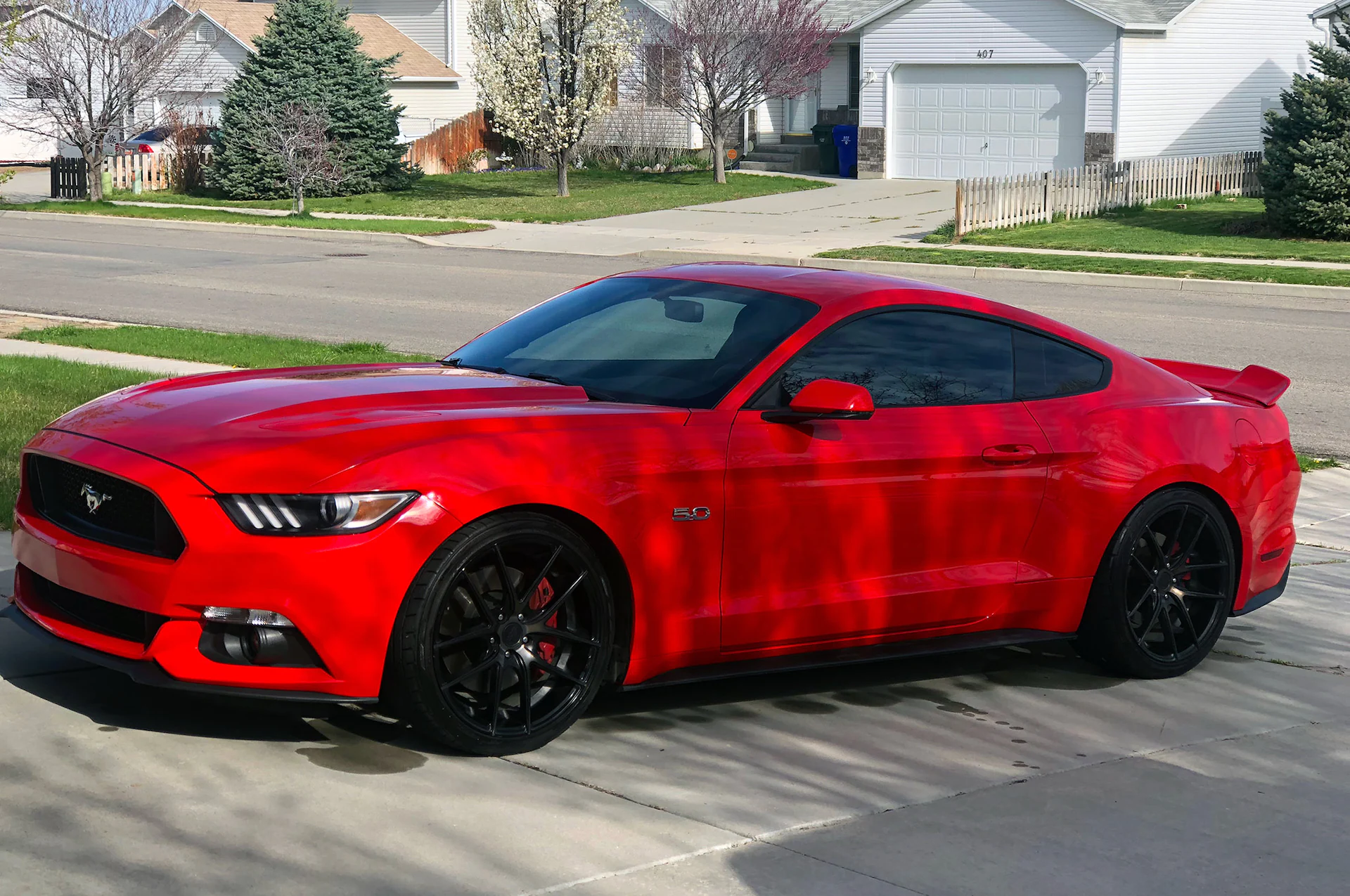 Race Red 2015 Ford Mustang