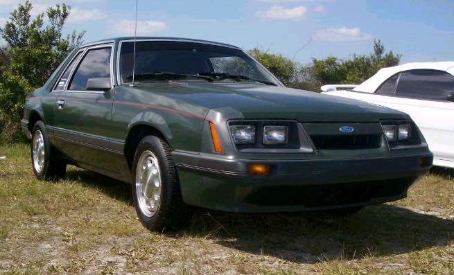 Dark Sage 1986 Ford Mustang