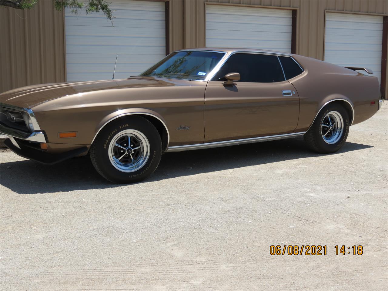 Medium Brown 1971 Ford Mustang