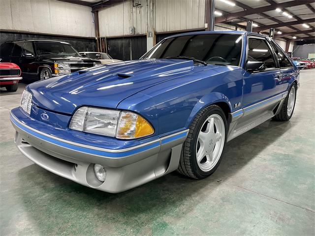 Bright Regatta Blue 1989 Ford Mustang