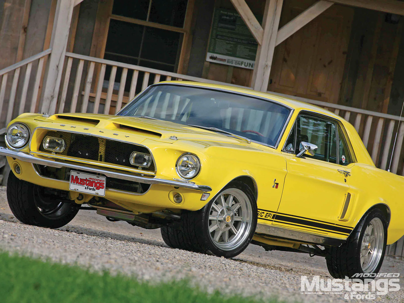 Special Yellow 1968 Ford Mustang