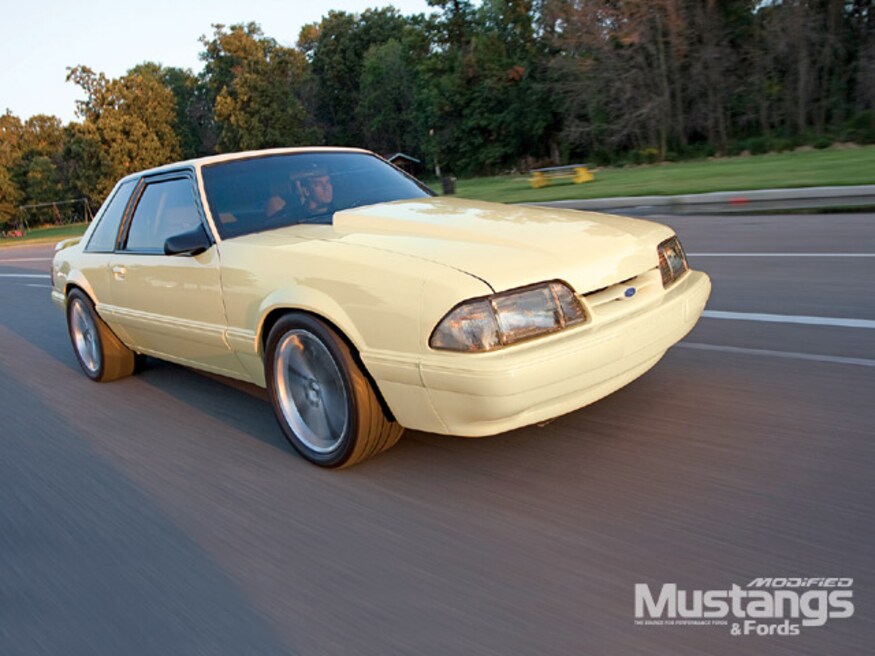 Tropical (Mimosa) Yellow 1989 Ford Mustang