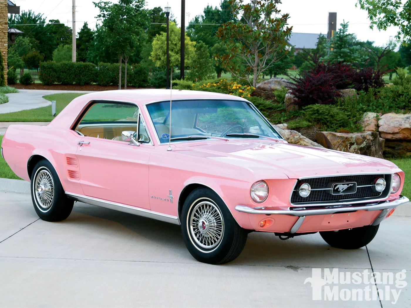 Playboy Pink 1968 Ford Mustang