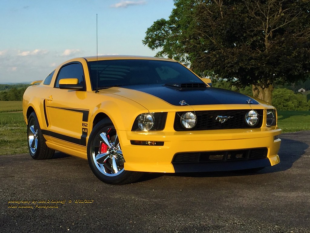 Screaming Yellow 2005 Ford Mustang