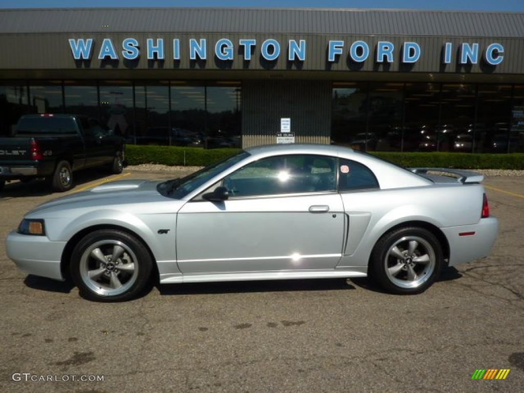 Satin Silver 2002 Ford Mustang