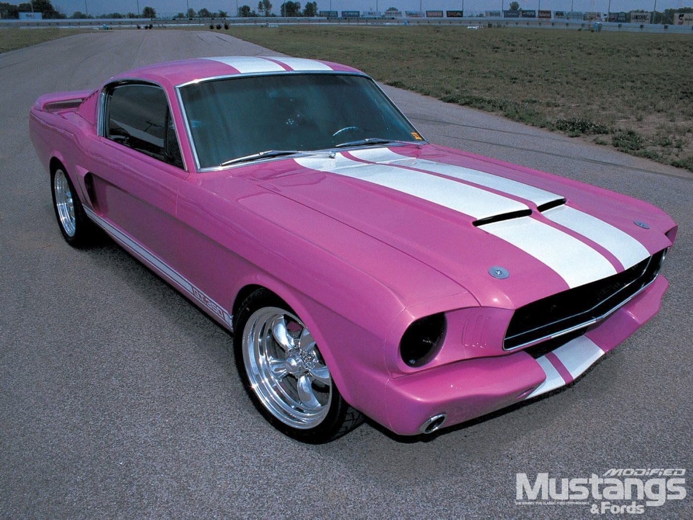 Playboy Pink 1972 Ford Mustang