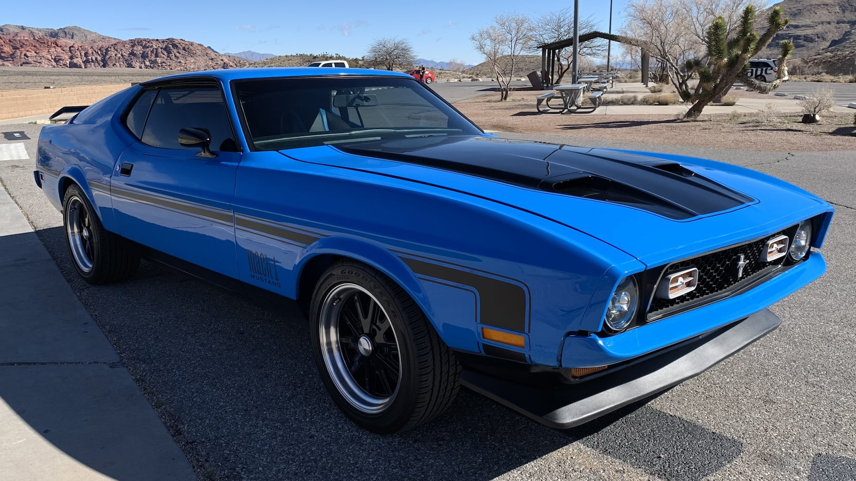 Grabber Blue 1972 Ford Mustang