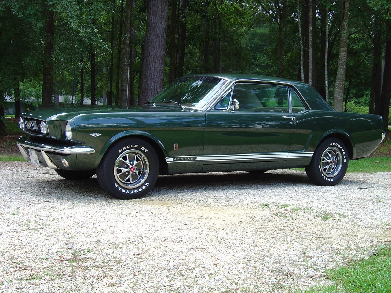 Ivy Green 1966 Ford Mustang