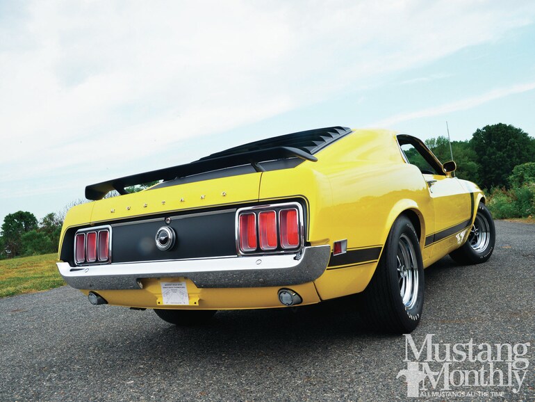 Competition Yellow 1970 Ford Mustang