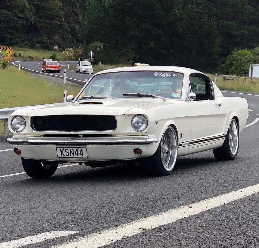 Wimbledon White 1966 Ford Mustang