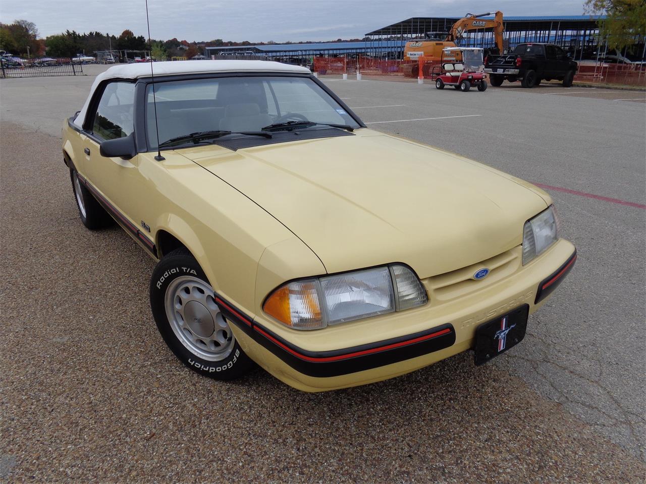 Sand Beige 1987 Ford Mustang