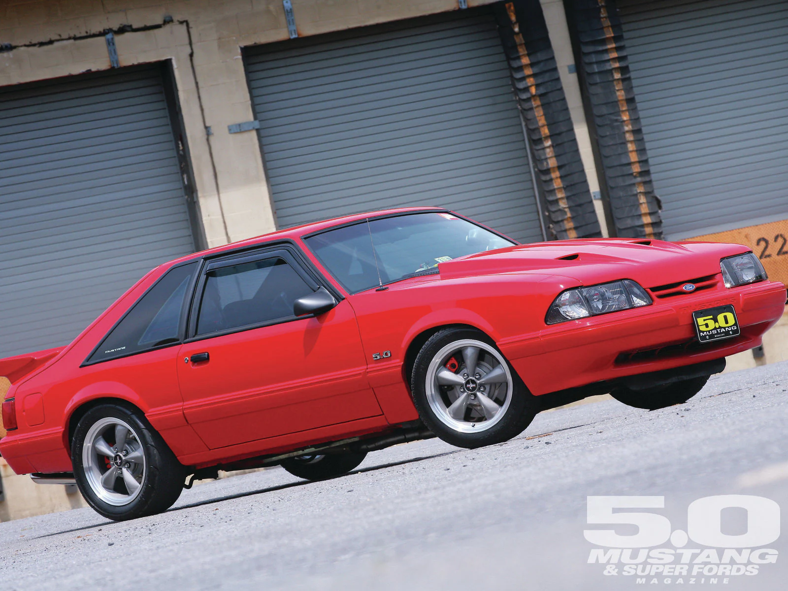 Electric Red 1993 Ford Mustang