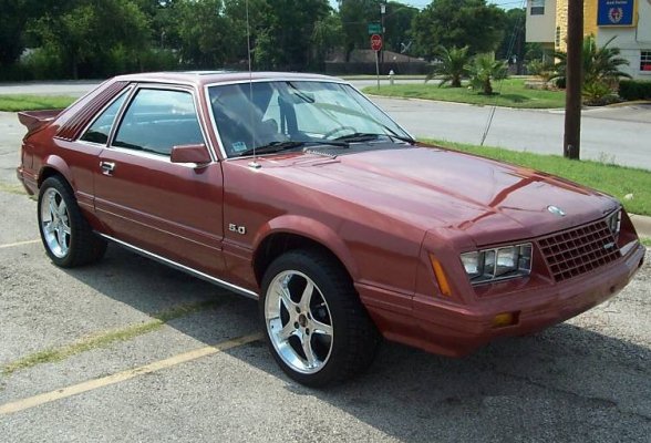 Medium Pewter 1981 Ford Mustang