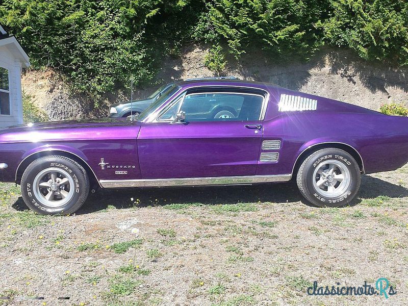 Metallic Purple 1967 Ford Mustang