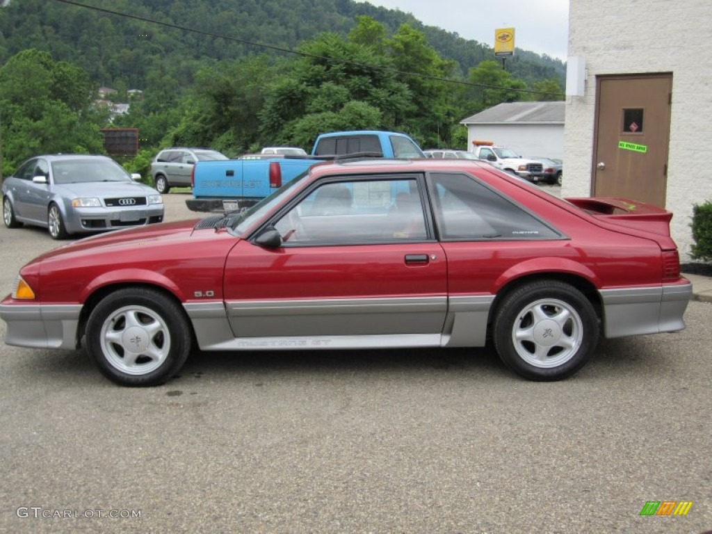 Wild Strawberry 1992 Ford Mustang
