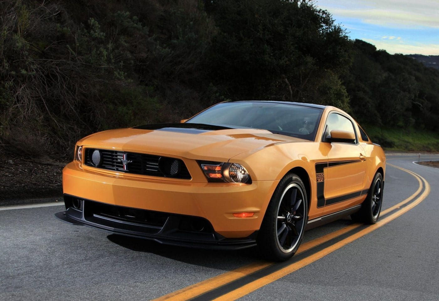 Yellow Blaze 2012 Ford Mustang