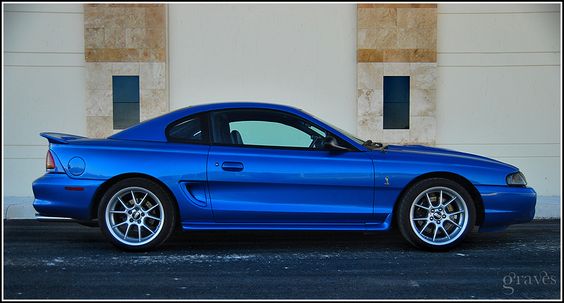 Bright Blue 1994 Ford Mustang