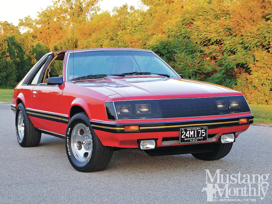 Medium Red 1979 Ford Mustang