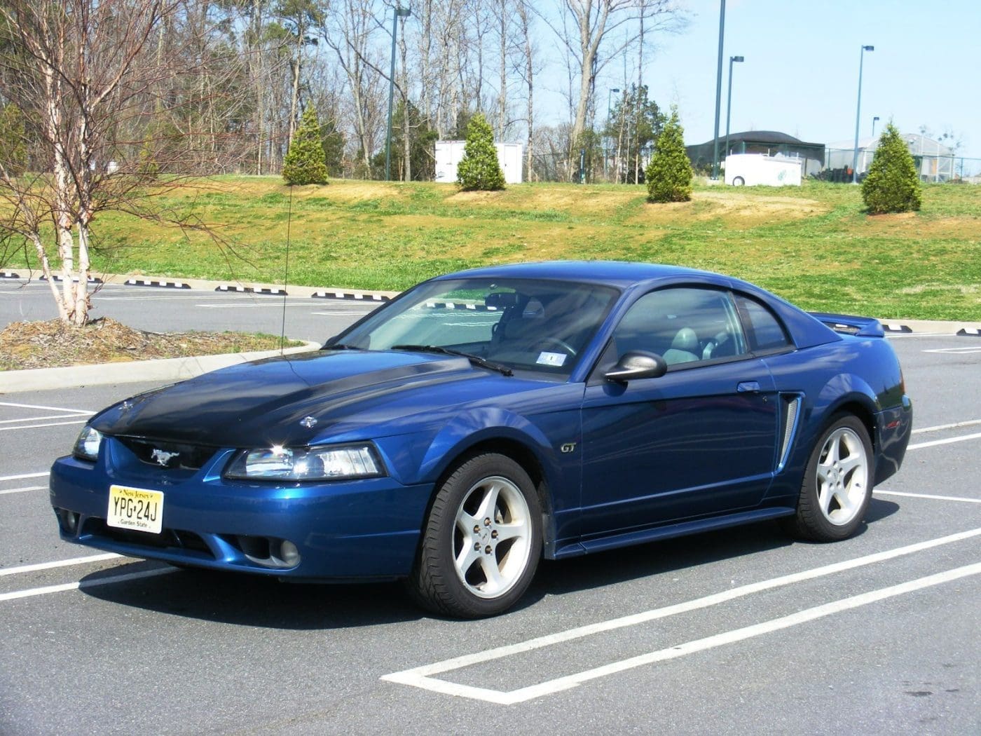 Atlantic Blue 2000 Ford Mustang