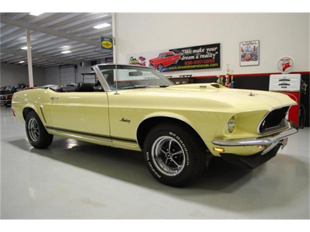 Meadowlark Yellow 1969 Ford Mustang