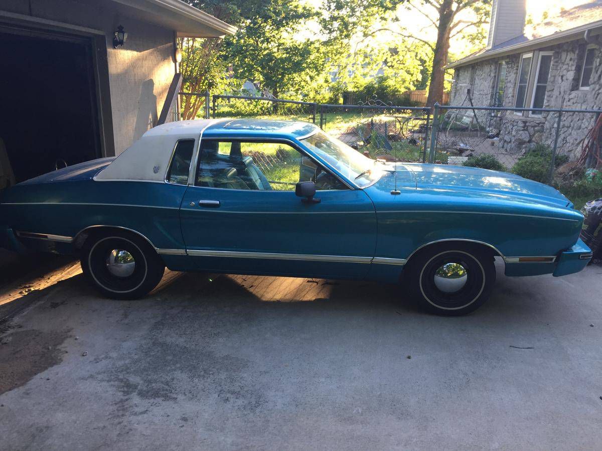 Bright Aqua Glow 1977 Ford Mustang
