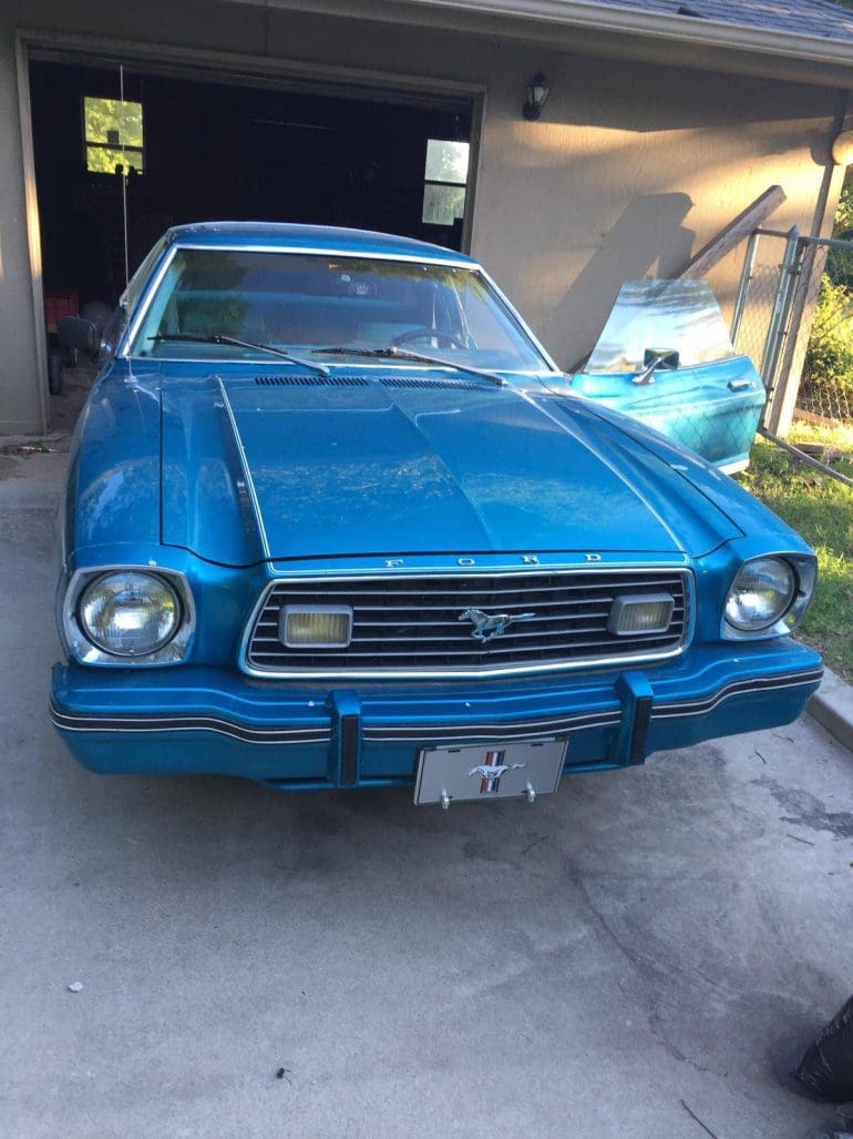 Bright Aqua 1978 Ford Mustang