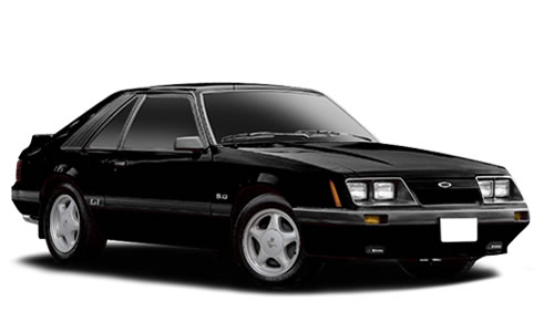 Black 1981 Ford Mustang