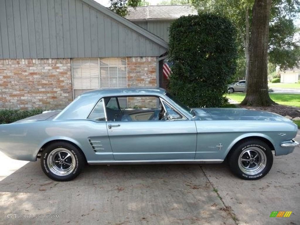 Silver Blue 1966 Ford Mustang
