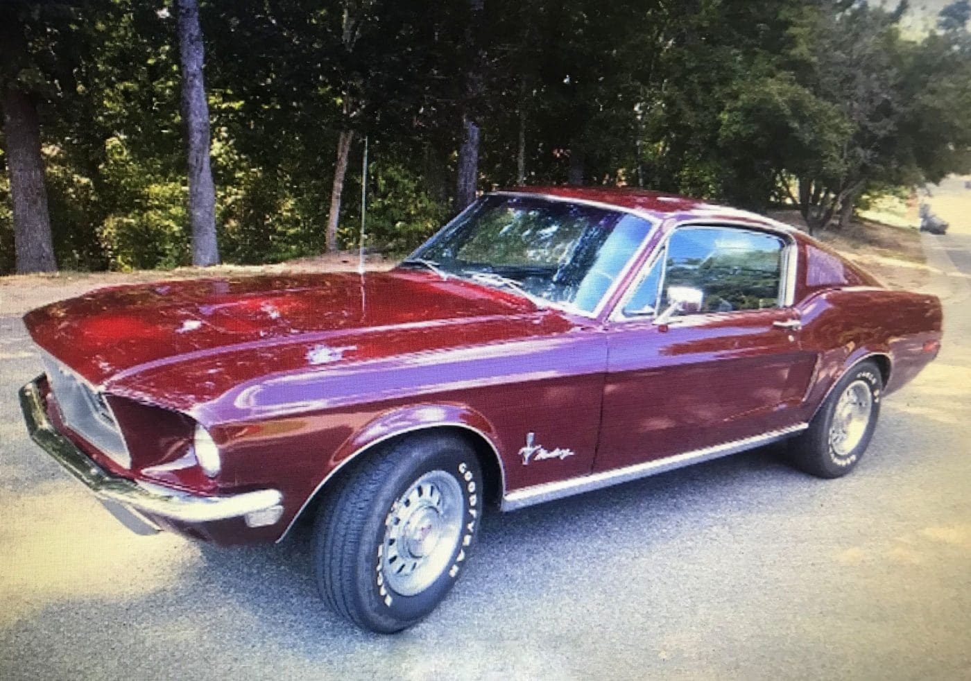 Royal Maroon 1968 Ford Mustang