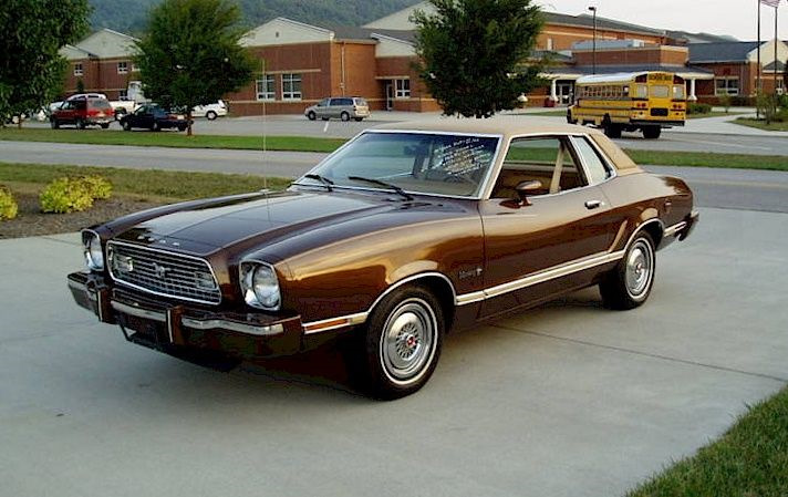 Dark Brown 1976 Ford Mustang