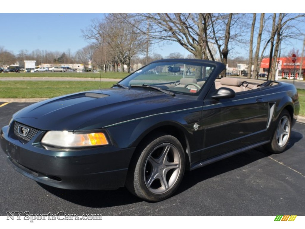 Dark Green Satin 1999 Ford Mustang