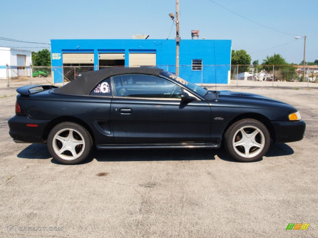 Black 1997 Ford Mustang
