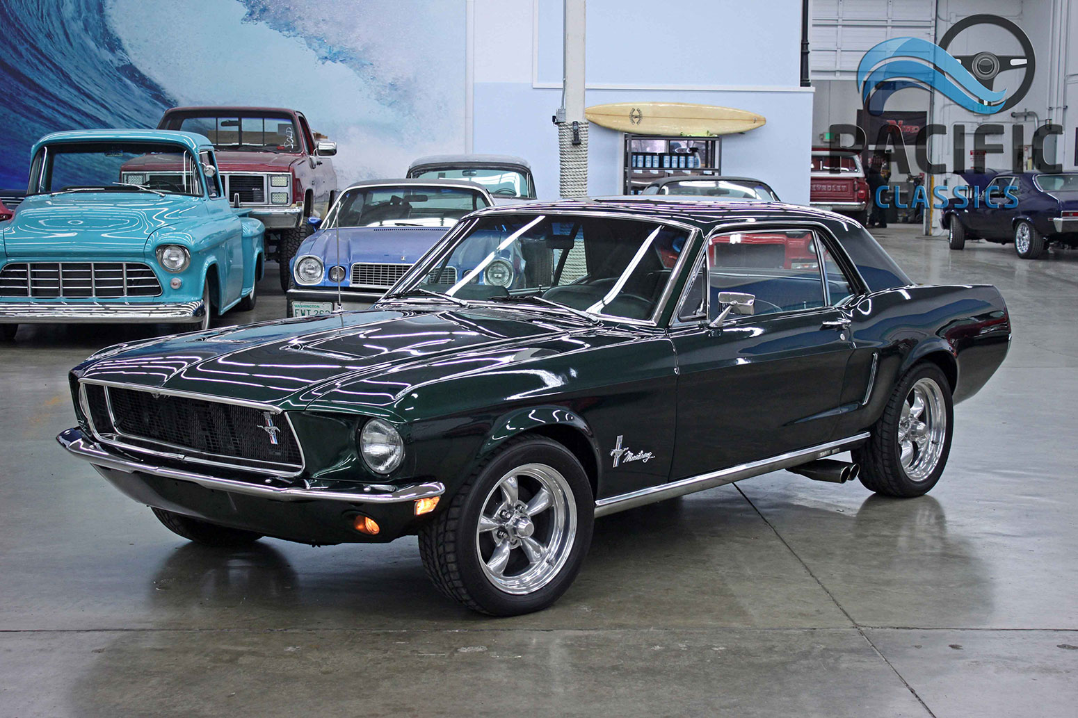 Forest Green 1968 Ford Mustang
