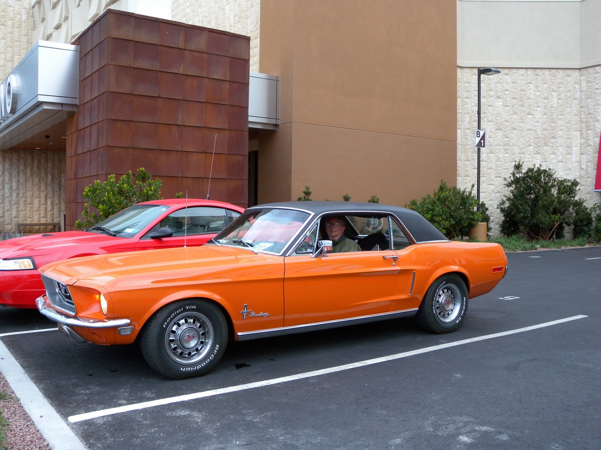 Madagascar Orange 1968 Ford Mustang