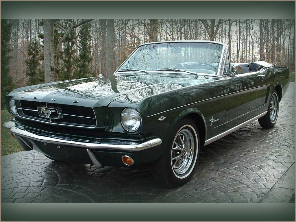 Ivy Green 1965 Ford Mustang