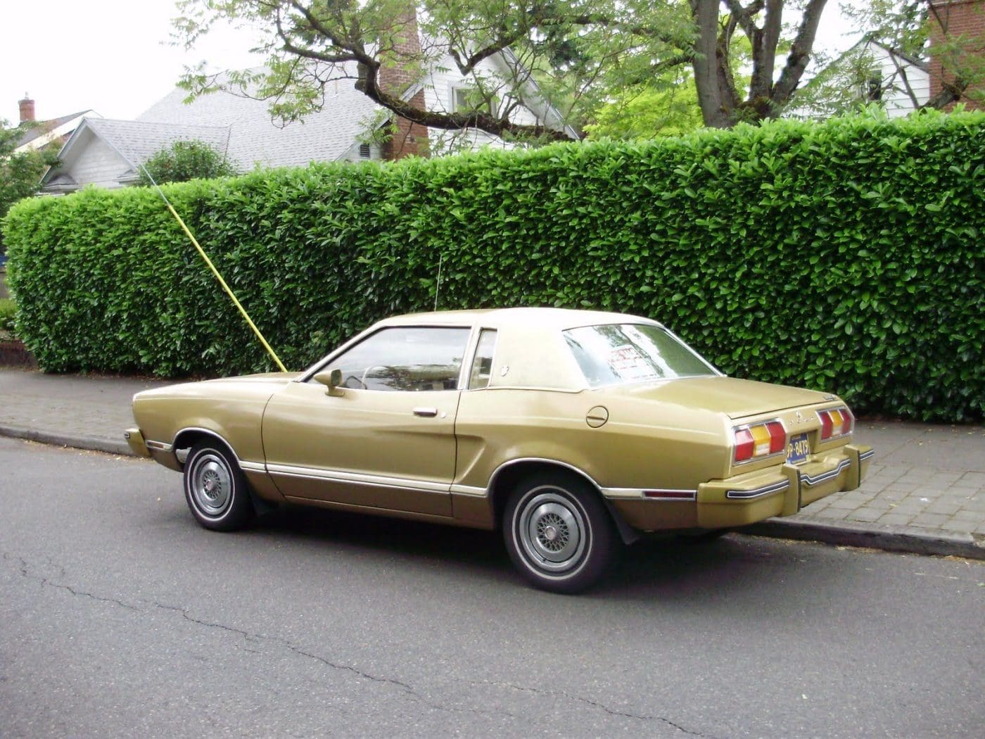 Tan 1977 Ford Mustang