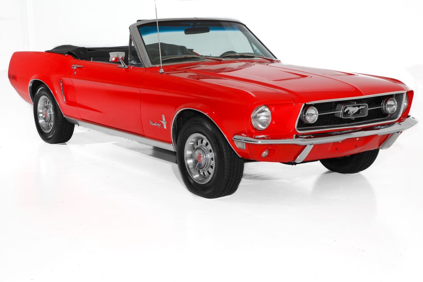 Candy Apple Red 1968 Ford Mustang