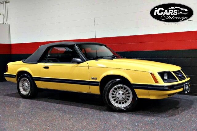 Medium Yellow 1983 Ford Mustang