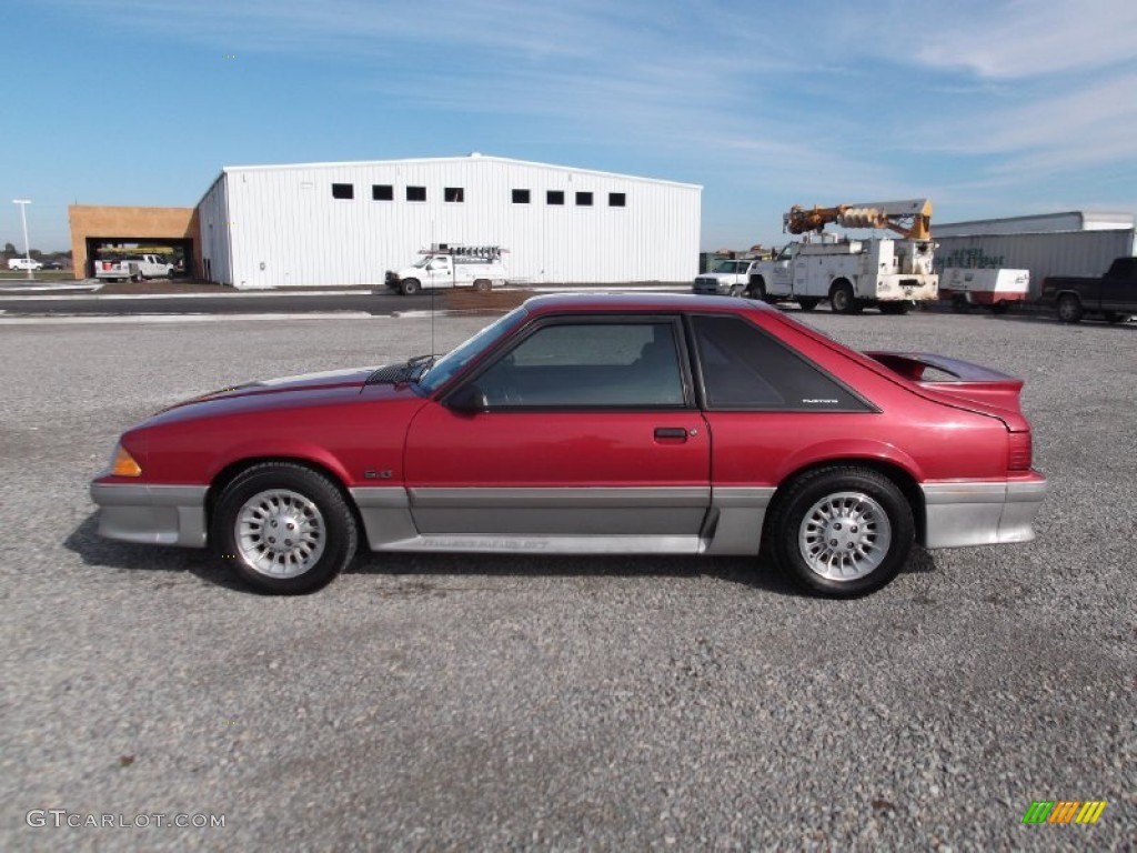 Wild Strawberry 1992 Ford Mustang