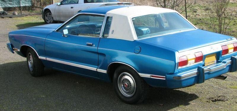 Pastel Blue 1975 Ford Mustang