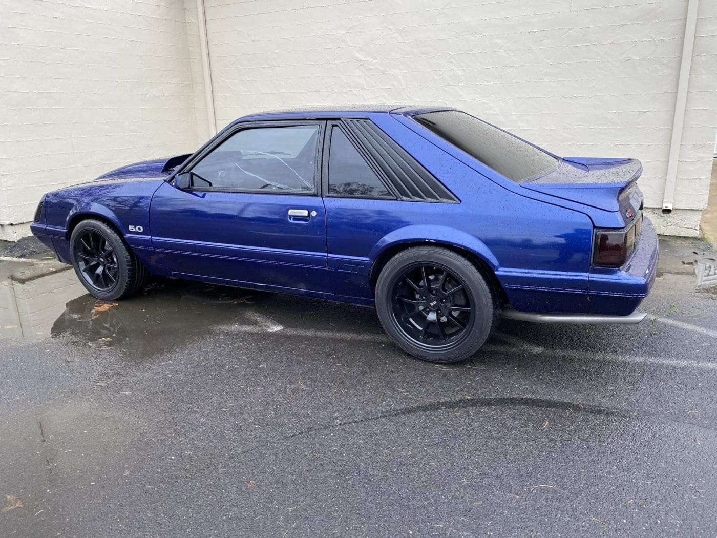 Shadow Blue 1986 Ford Mustang