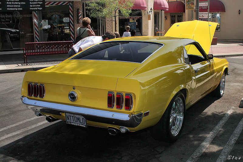 Dandelion Yellow 1969 Ford Mustang