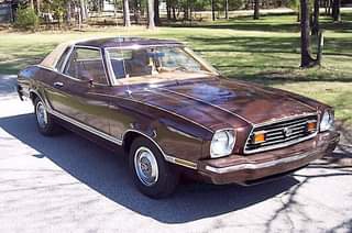 Dark Brown 1976 Ford Mustang