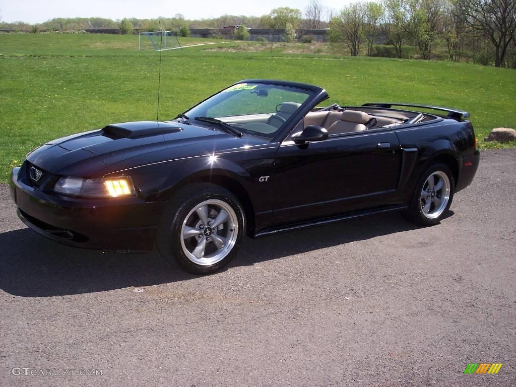 Black 2002 Ford Mustang
