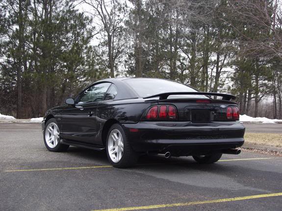 Black 1998 Ford Mustang